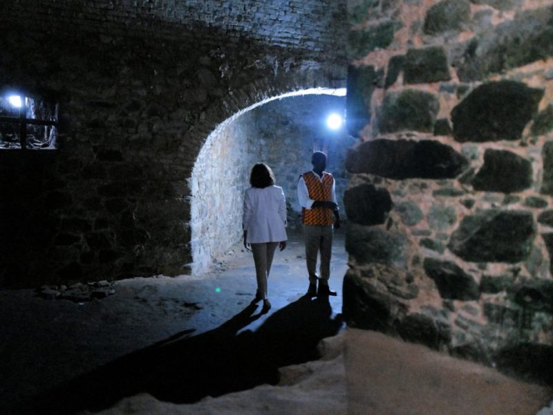 capecoast castle dungeon Kwesi Essel Blankson